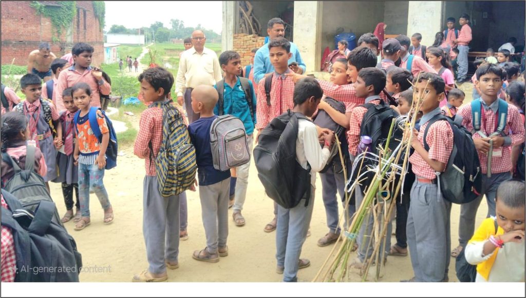 शिक्षा व्यवस्था को ठेंगा दिखाकर बच्चों के भविष्य से खिलवाड़